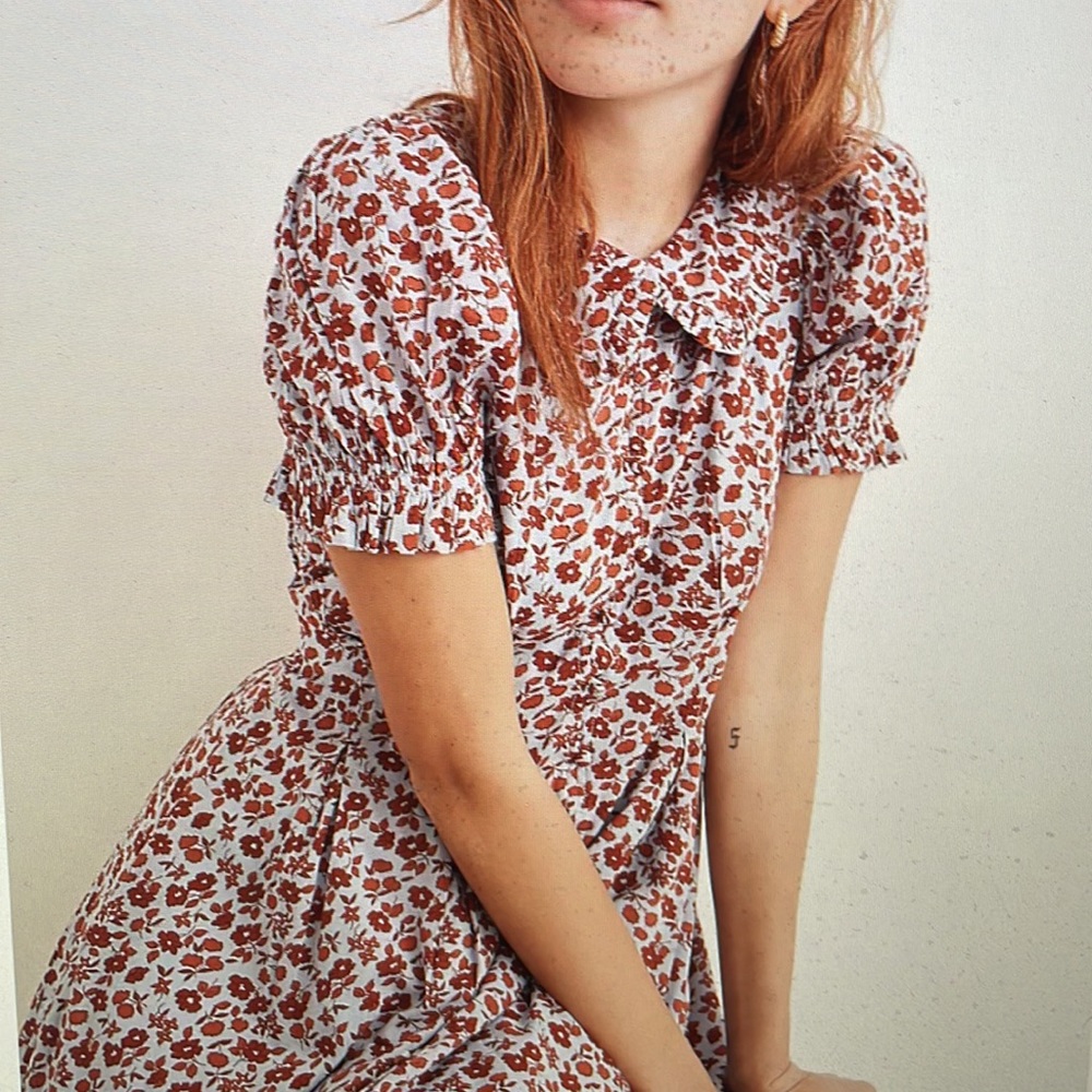 Madewell Piccola floral print dress 0